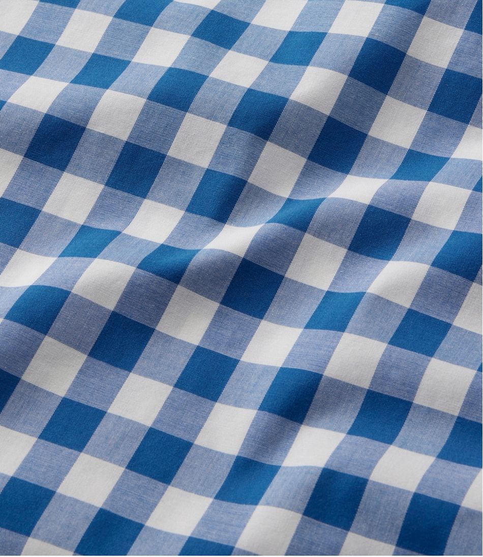 L.L.Bean | Men's Bean's Wrinkle-Free Everyday Shirt, Traditional Untucked Fit, Plaid, Short-Sleeve