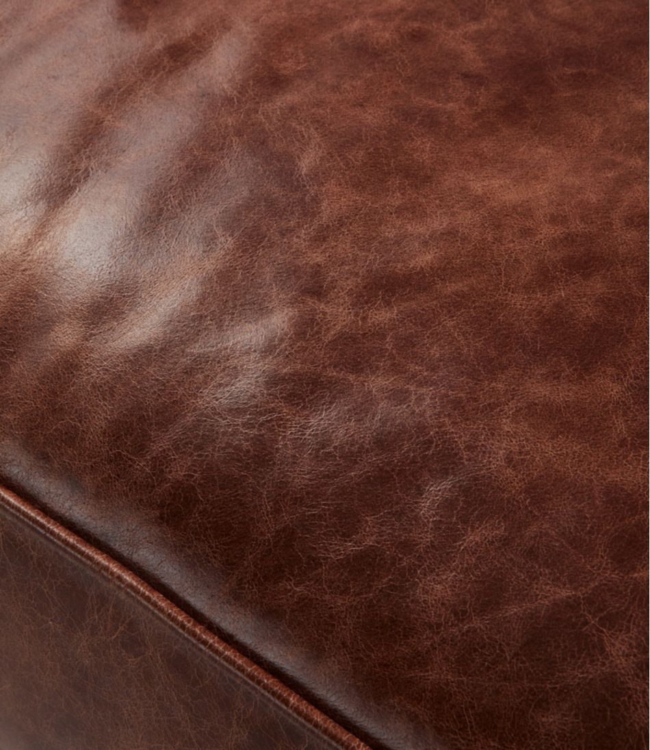 L.L.Bean | Bean's Leather Lodge Ottoman