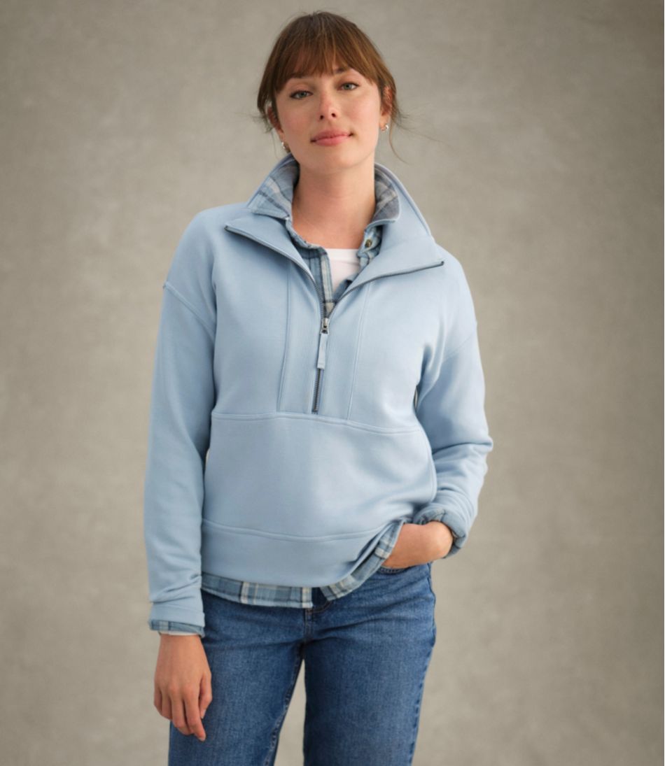 L.L.Bean | Women's L.L.Bean CloudSoft Top, Half-Zip Pullover