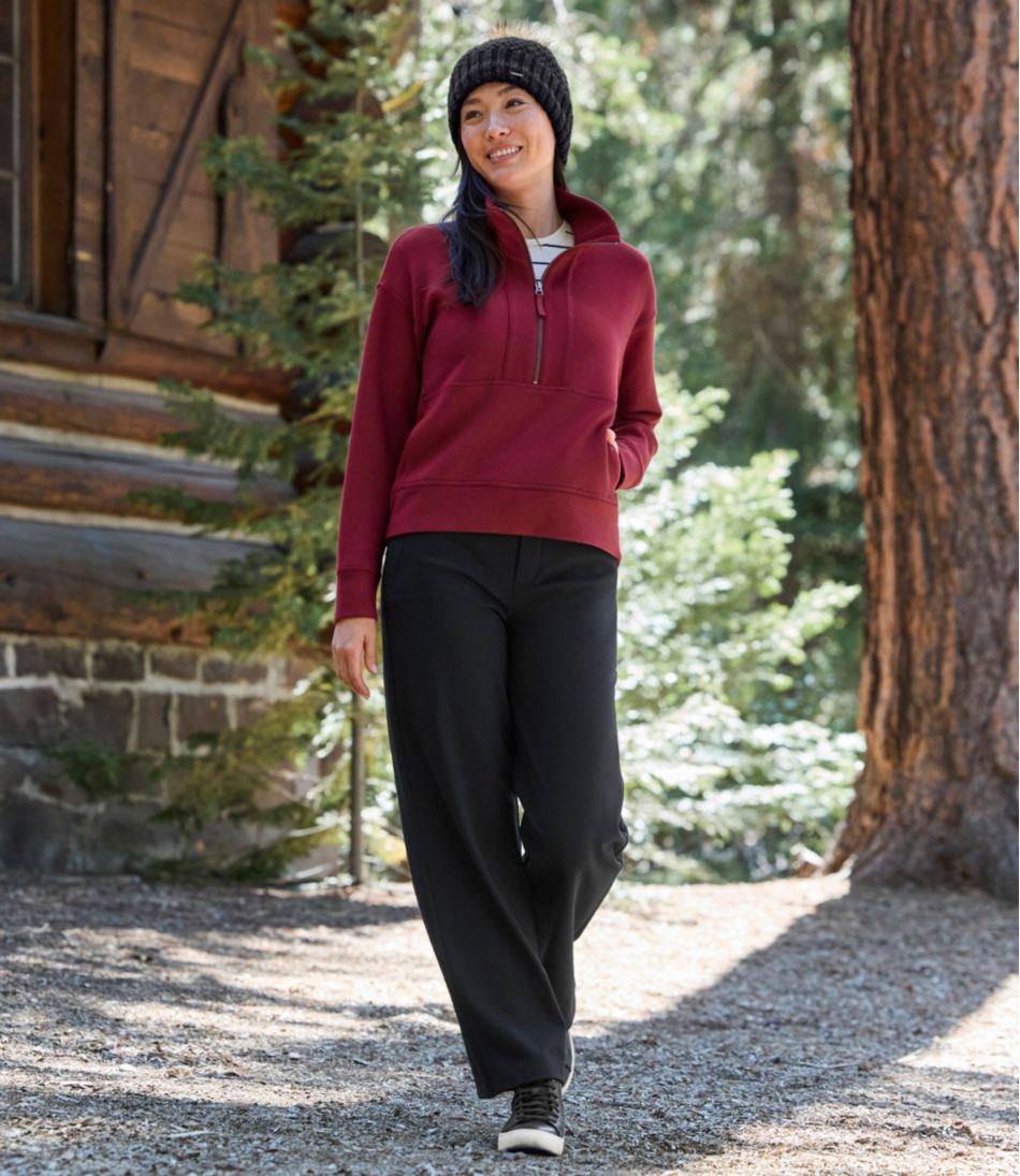 L.L.Bean | Women's L.L.Bean CloudSoft Top, Half-Zip Pullover