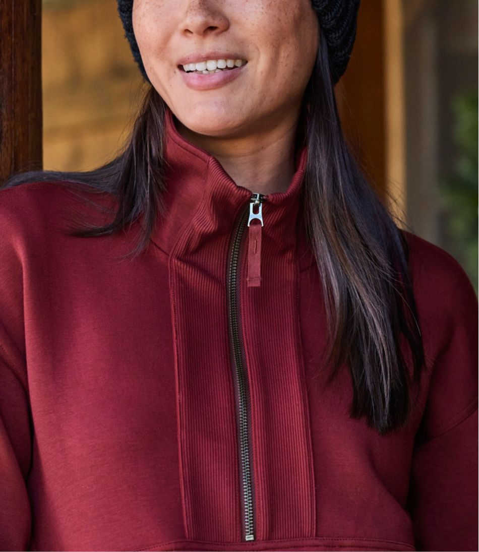 L.L.Bean | Women's L.L.Bean CloudSoft Top, Half-Zip Pullover