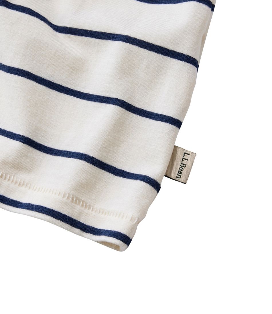 L.L.Bean | Women's Soft Stretch Supima-Blend Tee, Scoopneck Short-Sleeve Stripe