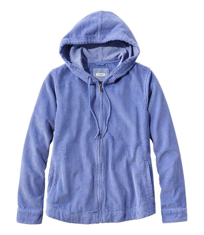 L.L.Bean | Women's Comfort Corduroy Relaxed Shirt, Zip Hoodie