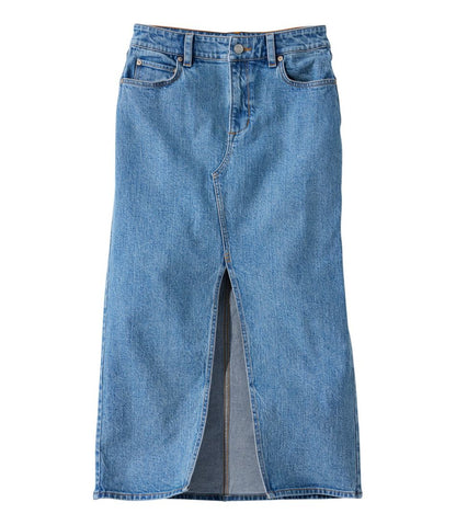 L.L.Bean | Women's Signature Heritage Denim Midi Skirt