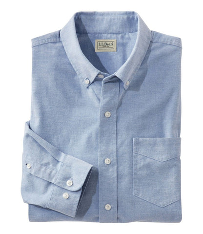 L.L.Bean | Men's Comfort Stretch® Oxford Shirt, Traditional Untucked Fit