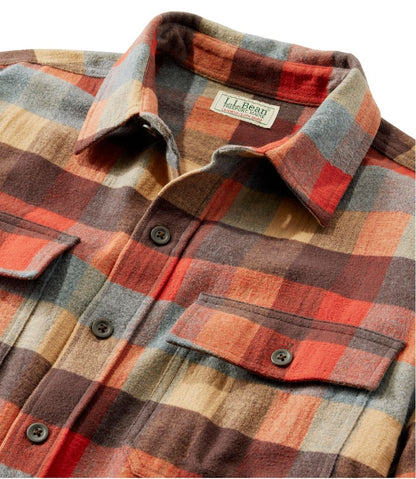 L.L.Bean | Men's Chamois Shirt, Slightly Fitted, Plaid