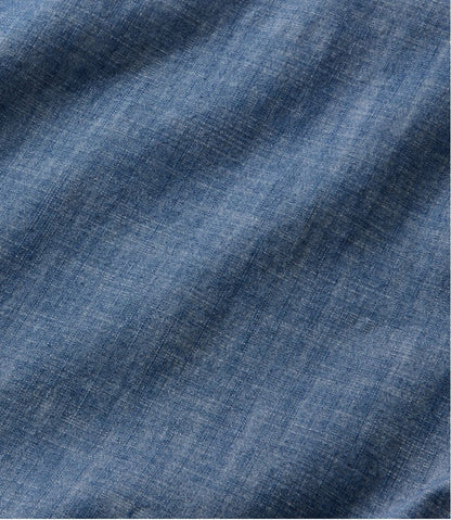L.L.Bean | Men's Comfort Stretch® Chambray Shirt, Traditional Untucked Fit, Short-Sleeve