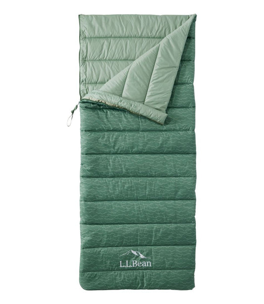 L.L.Bean | Kids' L.L.Bean Puffer Sleeping Bag, 40° Print