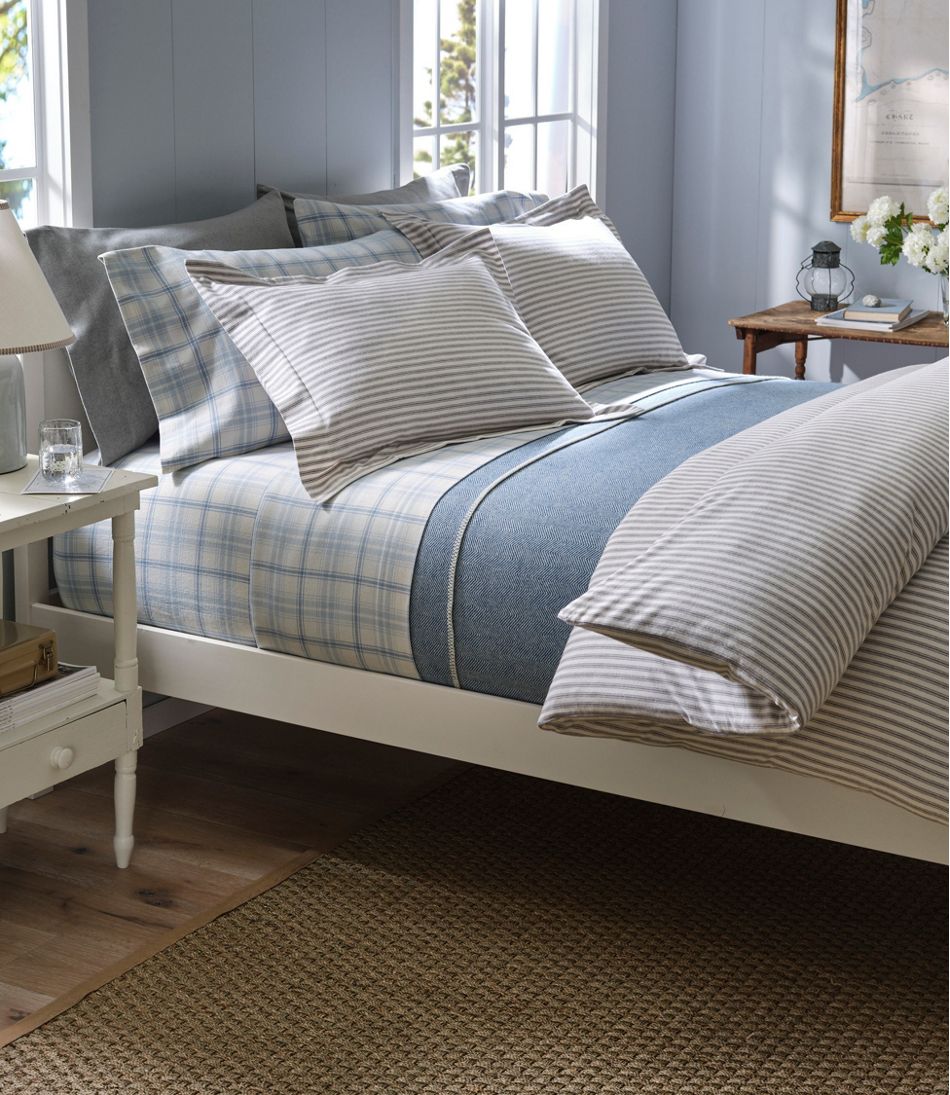 L.L.Bean | Ultrasoft Comfort Flannel Sheet Set, Plaid