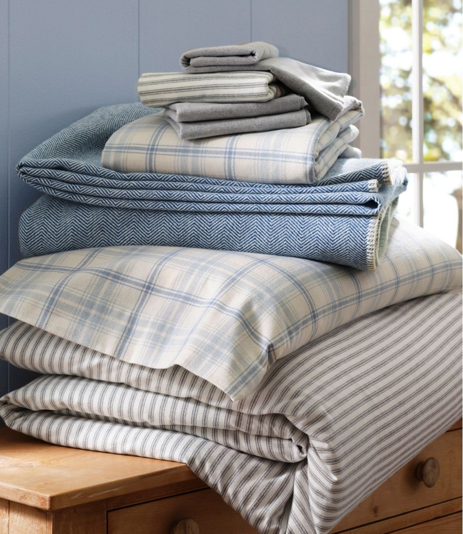 L.L.Bean | Ultrasoft Comfort Flannel Sheet Set, Plaid