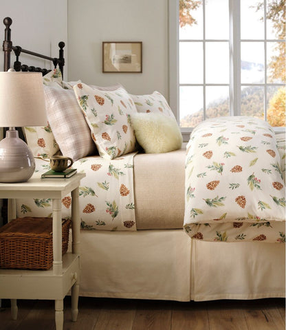 L.L.Bean | Evergreen Flannel Comforter Cover Collection