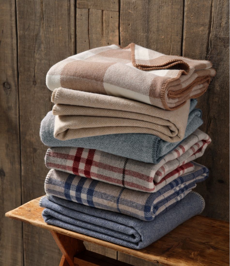 L.L.Bean | Washable Wool Blanket, Plaid