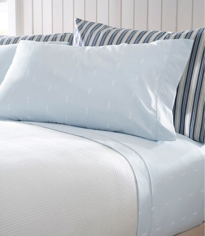L.L.Bean | Sunwashed Percale Sheet Collection, Stripe