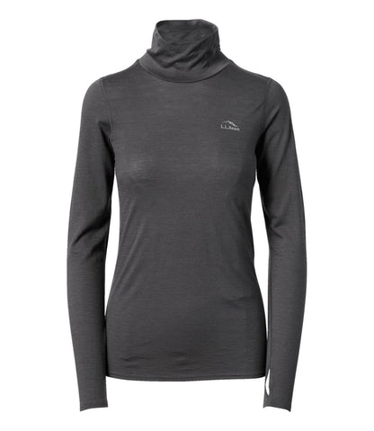 L.L.Bean | Women's Cresta Wool Ultralight 150 Turtleneck