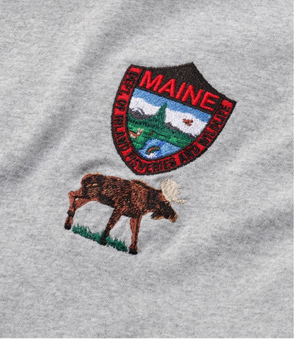 L.L.Bean | Men's MIF&W Tee, Long-Sleeve Moose