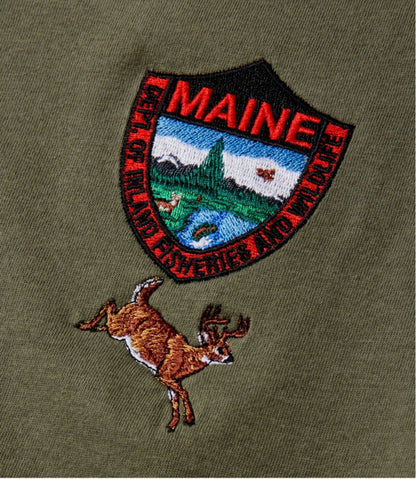 L.L.Bean | Men's MIF&W Tee, Long-Sleeve White-Tailed Deer