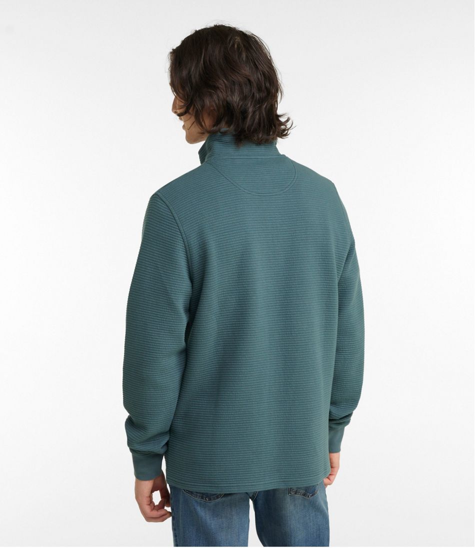 L.L.Bean | Men's Lakewashed Double-Knit Quarter-Zip Pullover