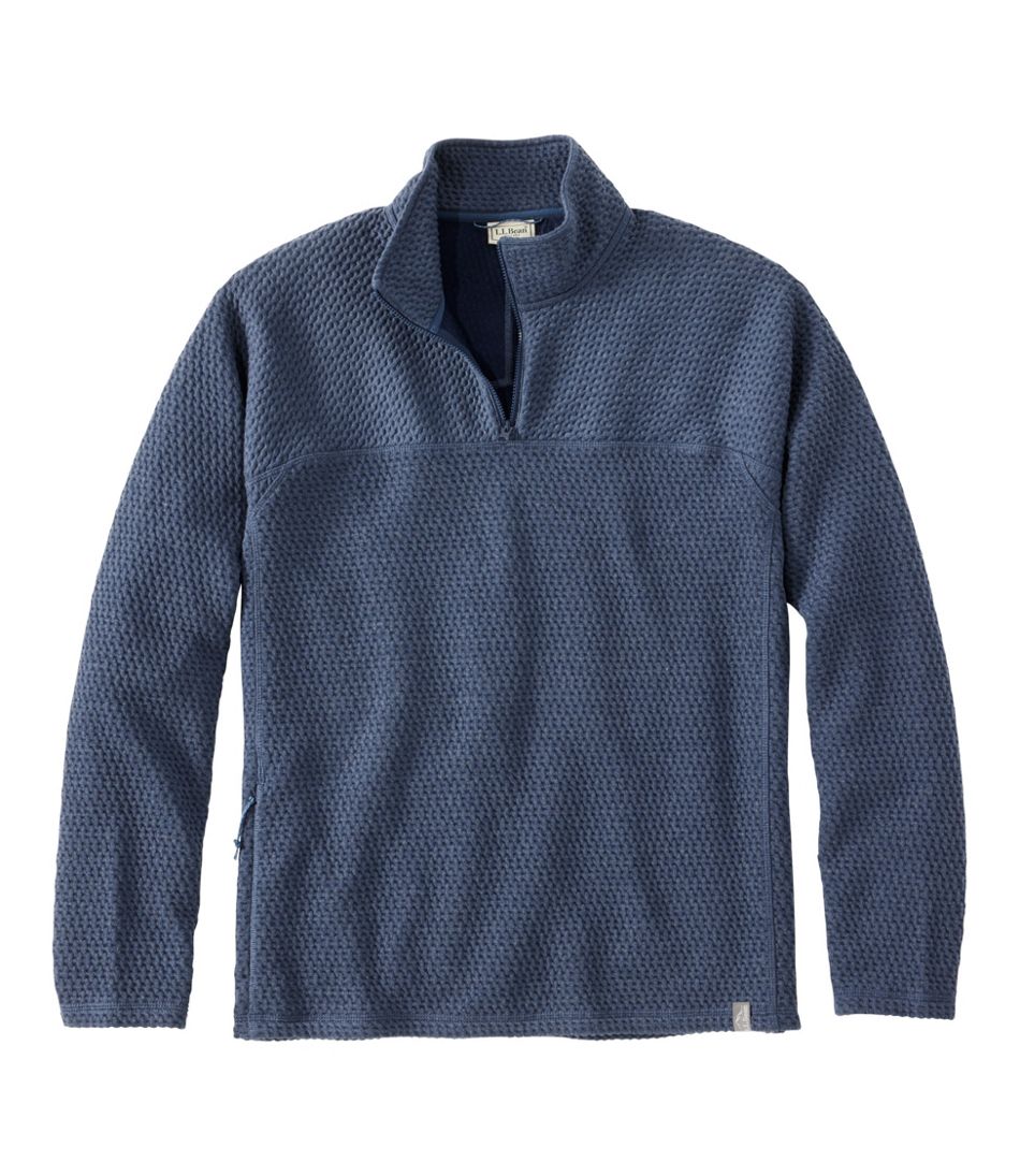 L.L.Bean | Men's Ridgeknit Pullover, Quarter-Zip