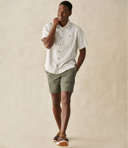L.L.Bean | Men's Sunwashed Cotton Shorts, 8"