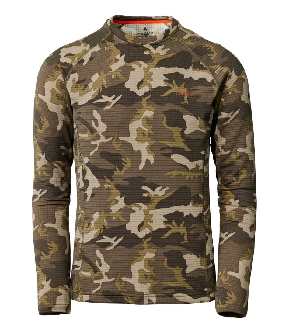 L.L.Bean | Men's L.L.Bean Heavyweight Base Layer Crew Top, Print