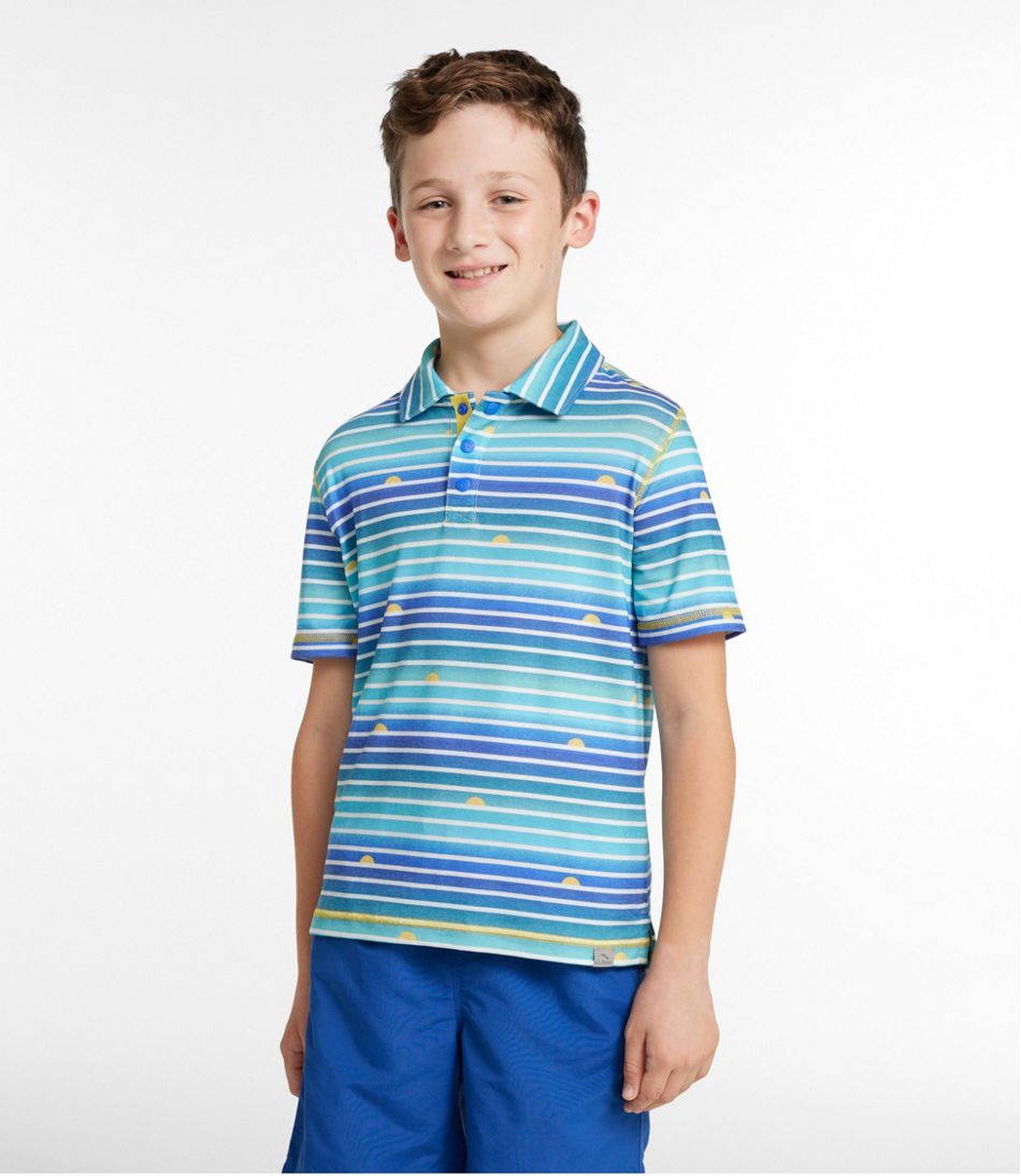 L.L.Bean | Kids' Everyday SunSmart® Polo, Print
