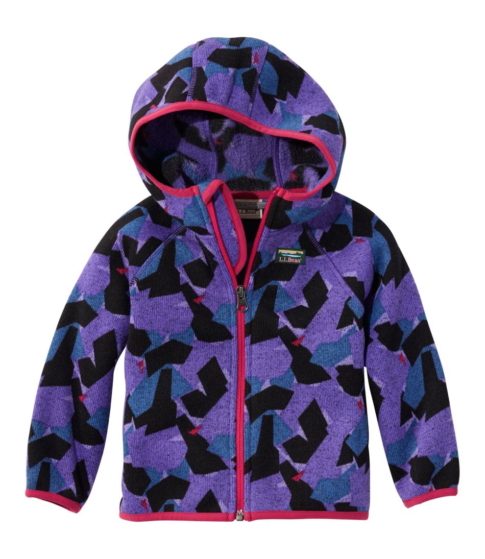 L.L.Bean | Infants' and Toddlers' L.L.Bean Sweater Fleece, Full-Zip Print