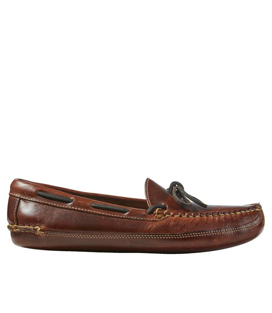 L.L.Bean | Men's Leather Double-Sole Slippers, Leather-Lined