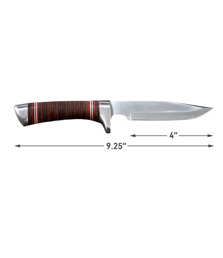 L.L.Bean | L.L.Bean Stacked Leather Hunting Knife