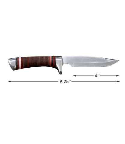 L.L.Bean | L.L.Bean Stacked Leather Hunting Knife