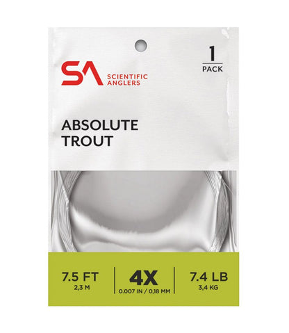 L.L.Bean | Scientific Anglers Absolute Trout Leader, 7.5'
