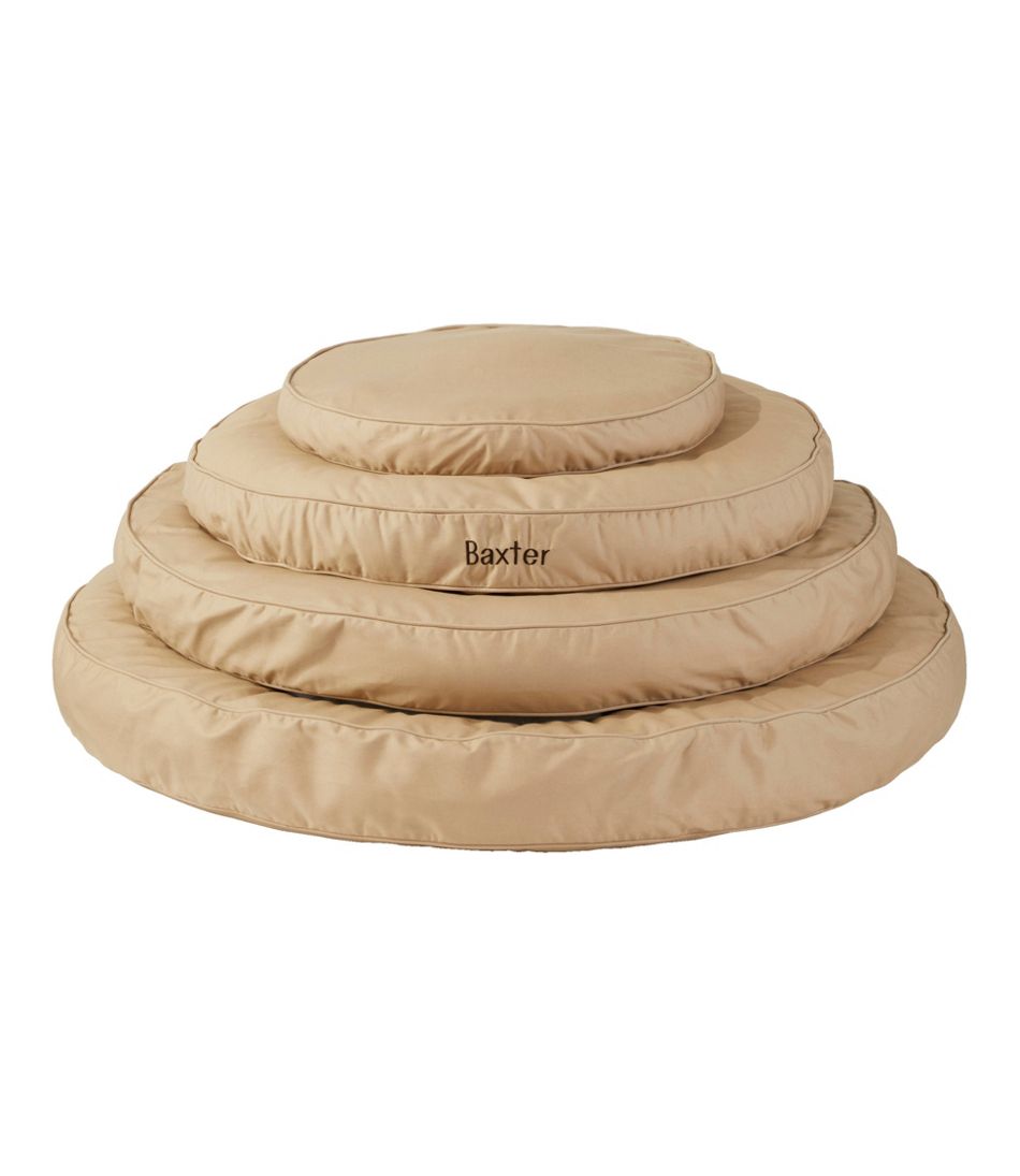 L.L.Bean | Premium Denim Dog Bed, Round