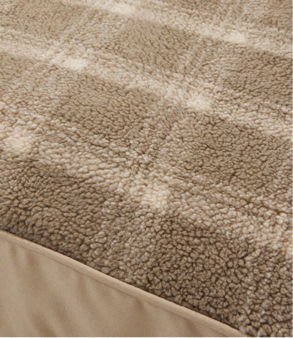 L.L.Bean | Premium Fleece Dog Bed, Rectangular