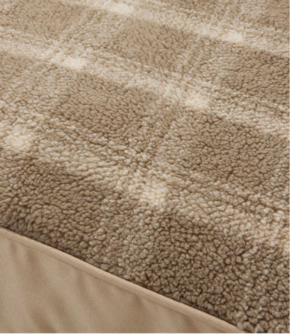 L.L.Bean | Premium Fleece Dog Bed Replacement Cover, Rectangular