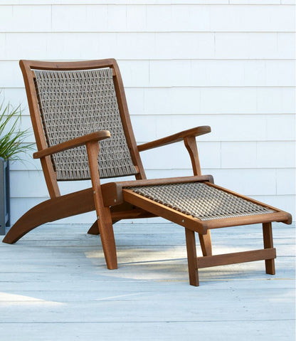L.L.Bean | Wicker Eucalyptus Lounger