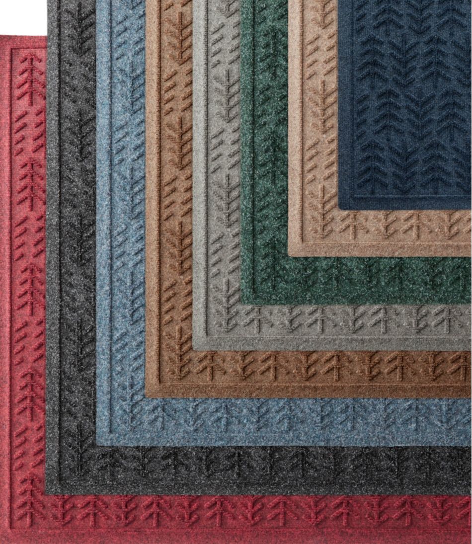 L.L.Bean | Everyspace Recycled Waterhog Doormat, Trees