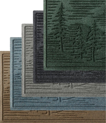 L.L.Bean | Everyspace Recycled Waterhog Doormat, Pine Trees