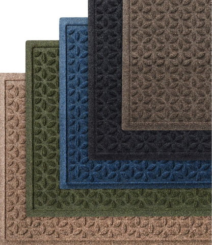 L.L.Bean | Heavyweight Recycled Waterhog Mat Runner, Blooming Circles