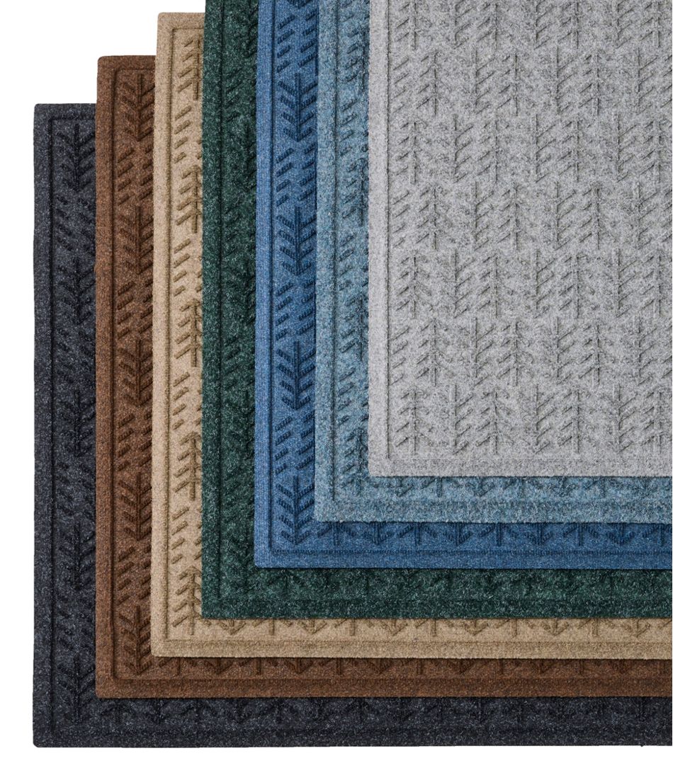 L.L.Bean | Everyspace Recycled Waterhog Mat, Trees, 3' Wide