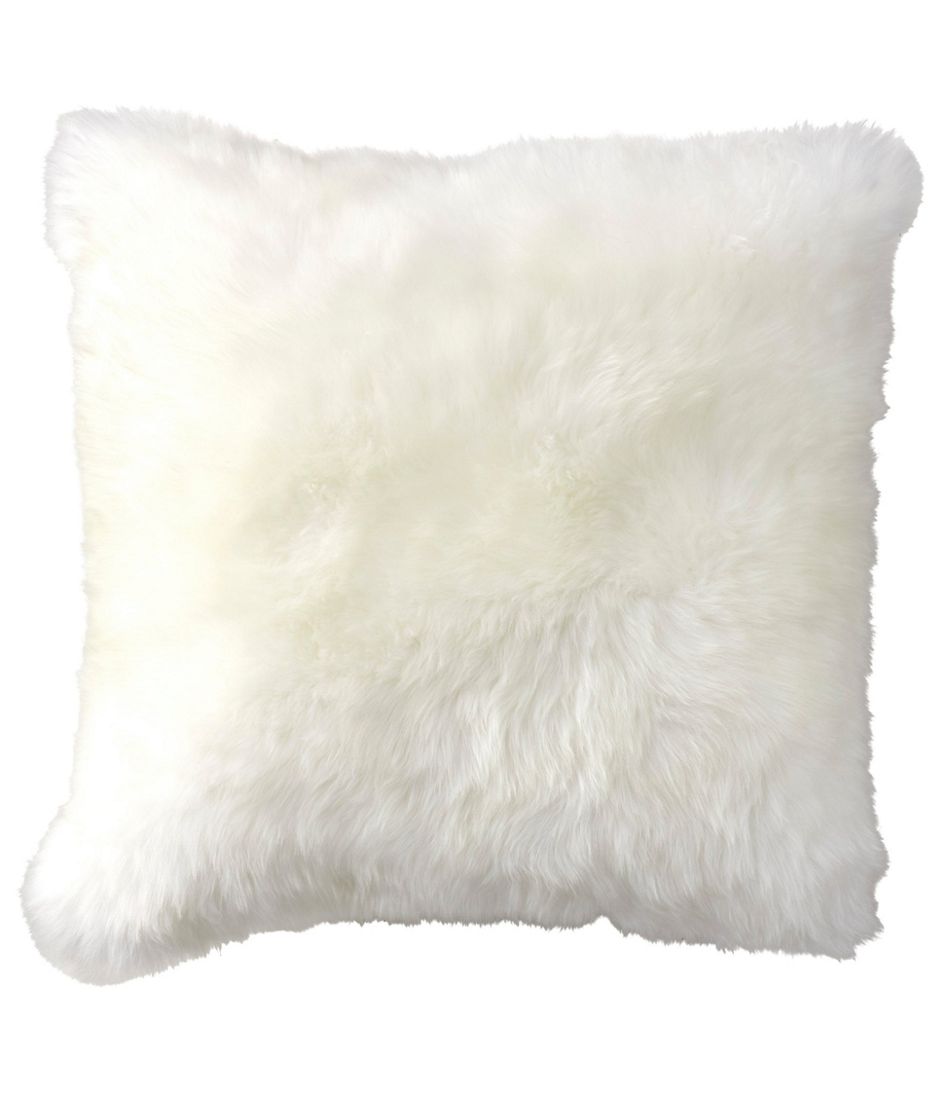 L.L.Bean | Sheepskin Throw Pillow, 14" x 14"