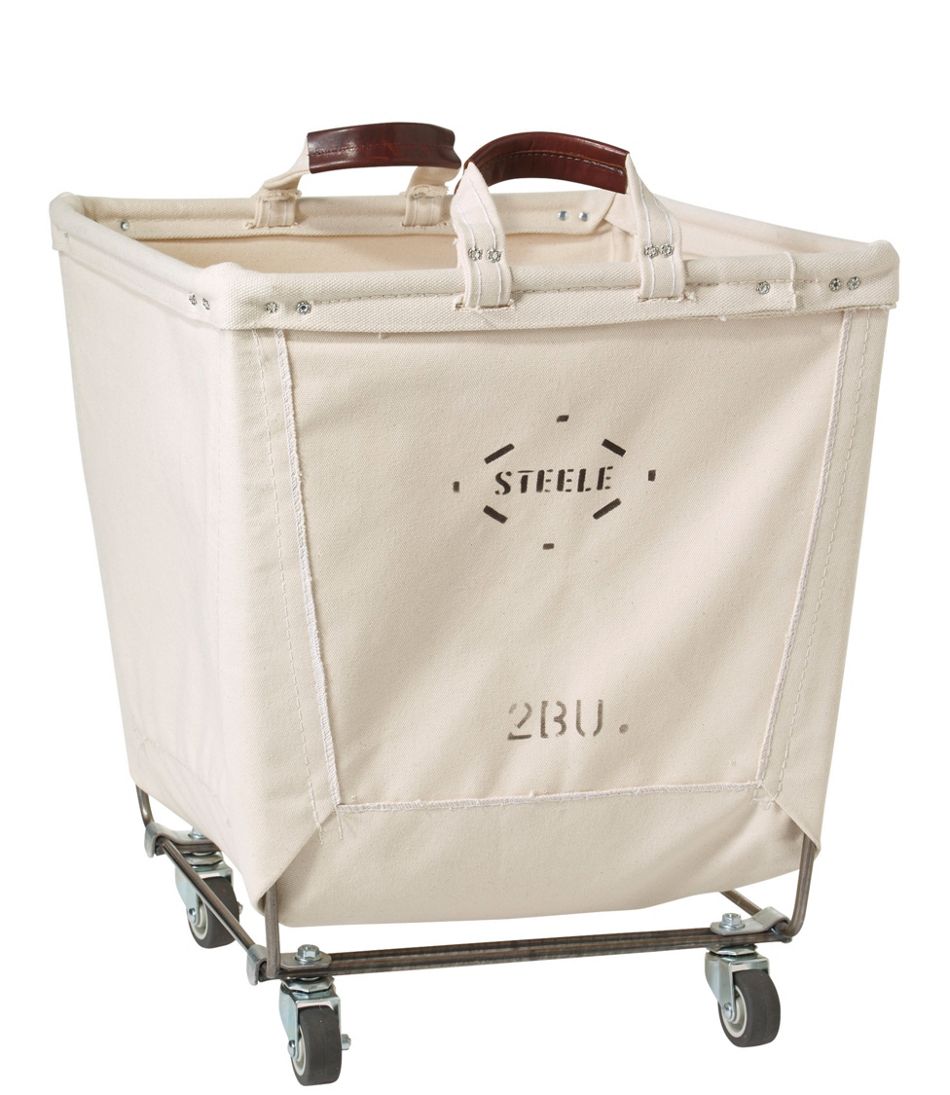 L.L.Bean | Steele Two Bushel Small Carry Basket with Casters