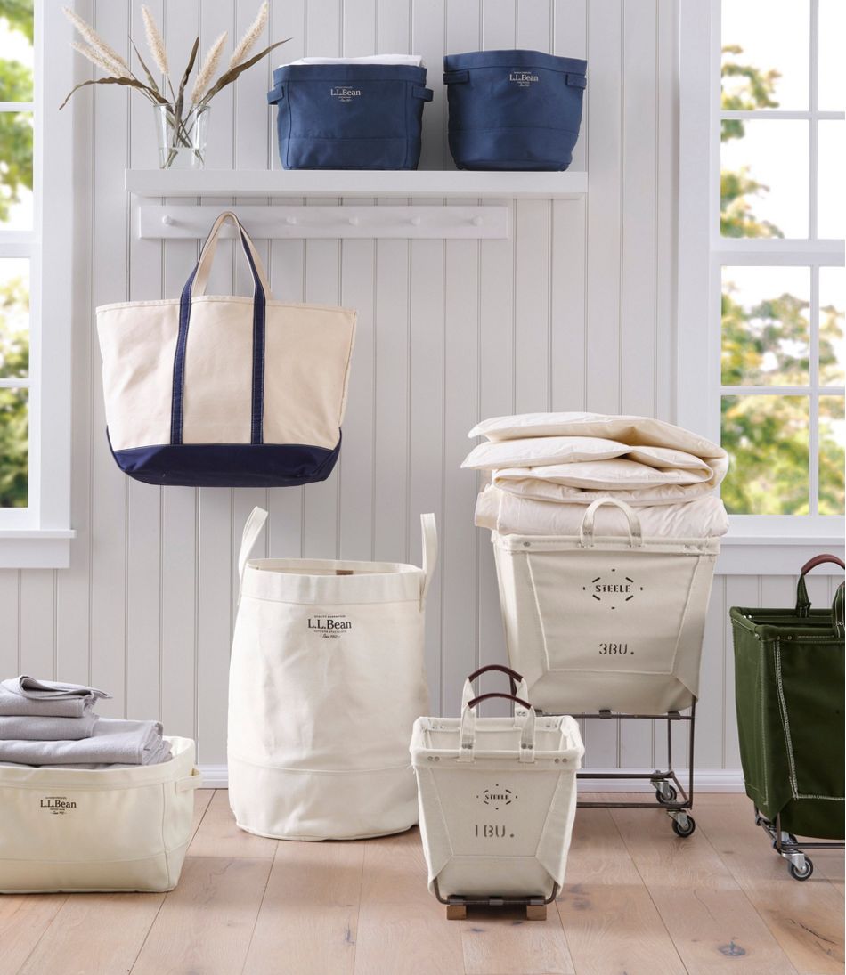 L.L.Bean | Steele Two Bushel Small Carry Basket with Casters